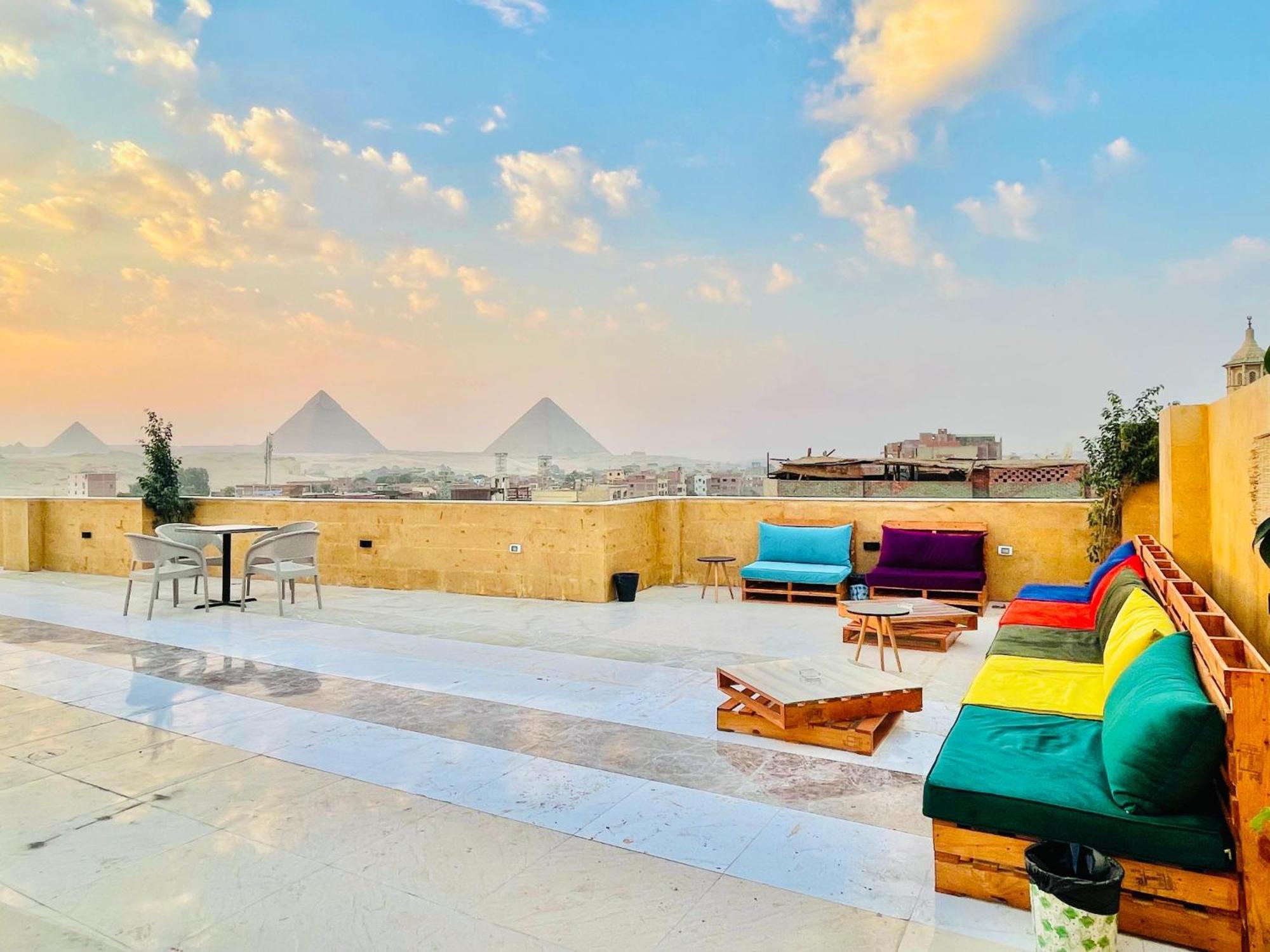 Palm Pyramids View Inn Kafret el-Gabal Extérieur photo